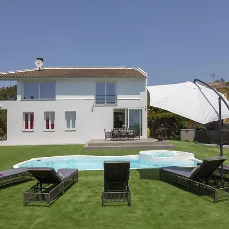 Chillout House With Heated Pool 29 C Sea & Mountain View Villa Santa Susanna
