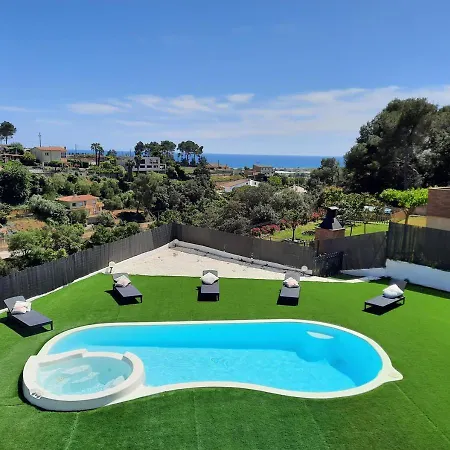 别墅 Chillout House With Heated Pool 29 C Sea & Mountain View