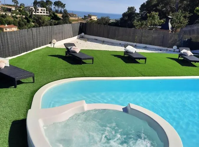 Chillout House With Heated Pool 29 C Sea & Mountain View * Santa Susanna
